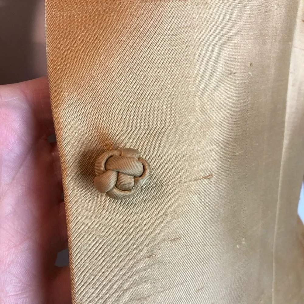 Dana Buchman 100% Silk Blazer - size 2 - Picture 9 of 11